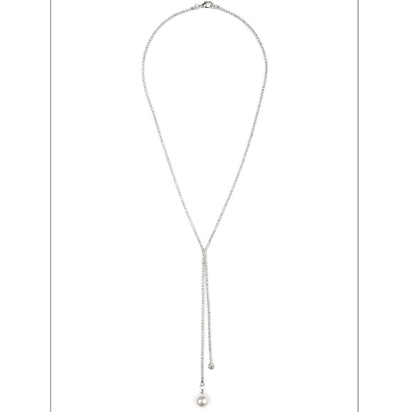 Maites_boutique Jewelry - Silver Dual Chain Lariat Necklace